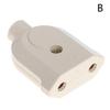 Hot Sale 2 Pin EU Plug Male Female Electronic Connector Socket Wiring Power Extension
