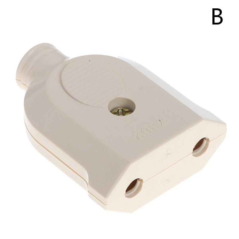 Hot Sale 2 Pin EU Plug Male Female Electronic Connector Socket Wiring Power Extension