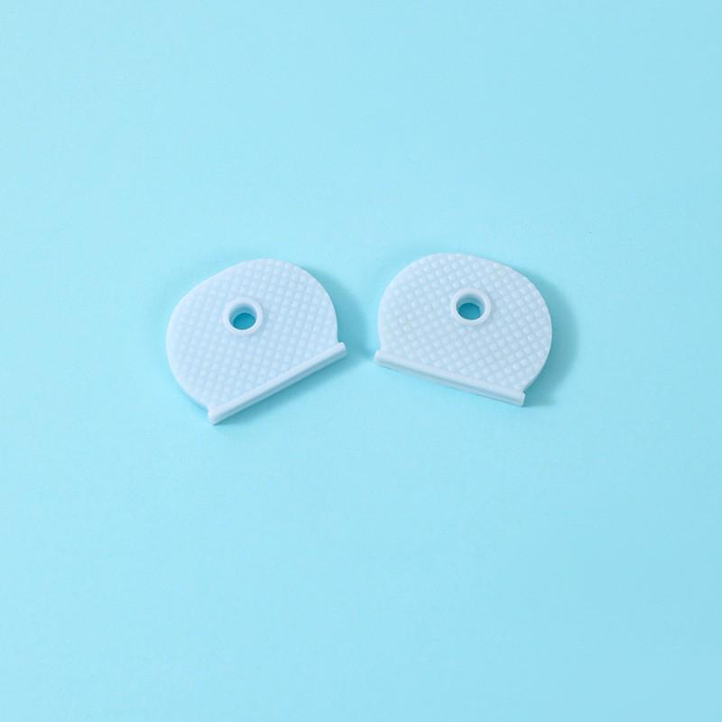 Macaron Color Elastic Silicone Key Cap Protector PVC Cover