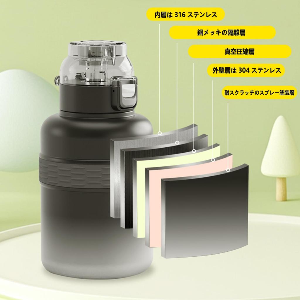 Butelka na wodę Air A, 600 ml, Izolowana butelka sportowa na wodę ze stali nierdzewnej 316 z 3 smakami owocowymi, Bez cukru i BPA, Kolory gradientowe, Utrzymuje