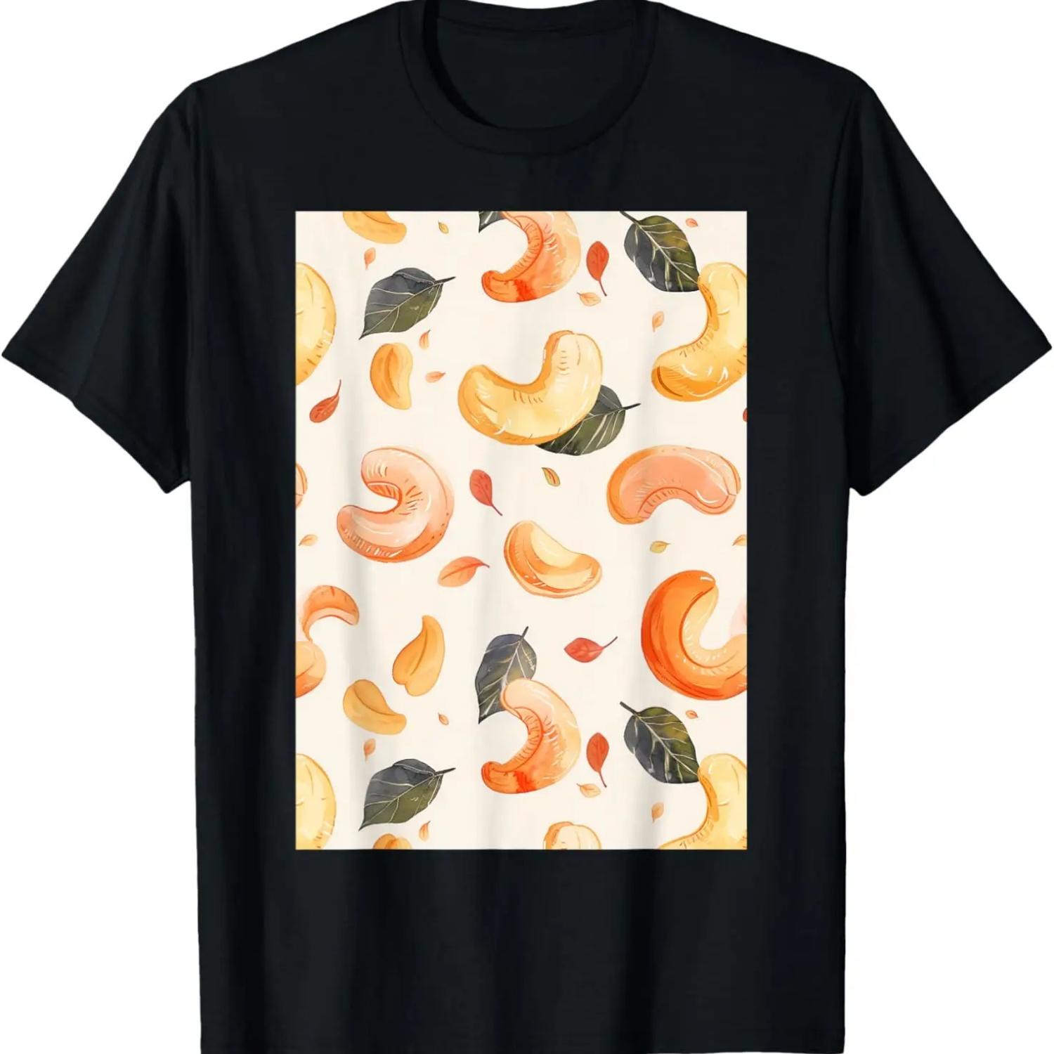 Минималистичный узор Арт Футболка с кешью S