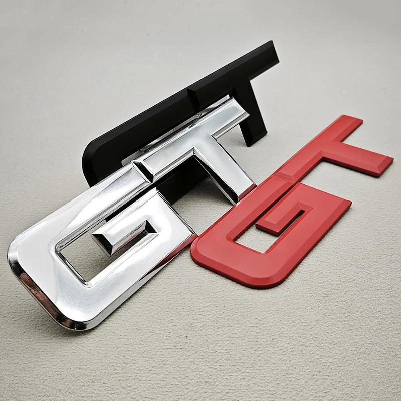 gycsn9 3D Metal Logo GT Car Rear Boot Trunk Emblem Fender Side Front Grille Badge Sticker Decals For Mustang GT Accessories