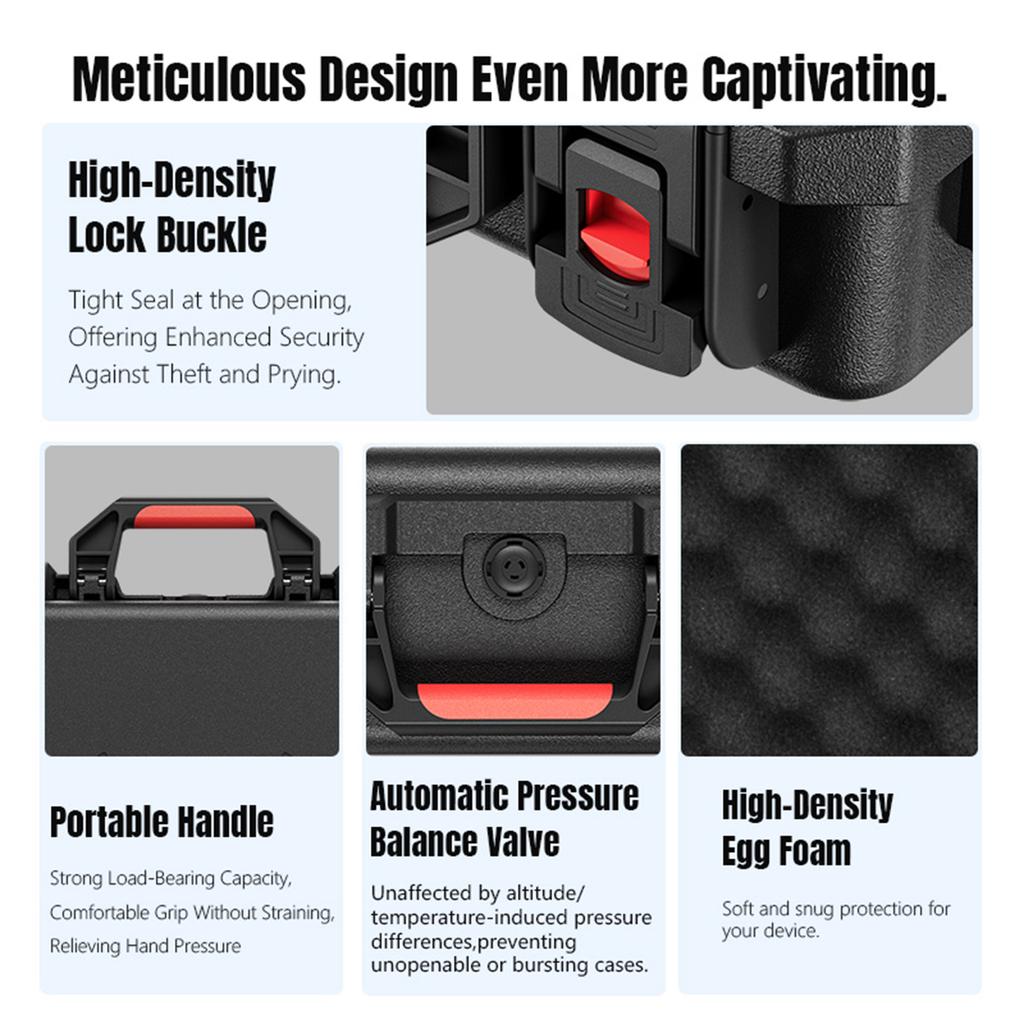 Waterproof Large Capacity Storage Box for DJI Mini 5 Pro Explosion-Proof Case Anti-drop Protective Handbag Drone Accessories