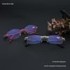 Anti-Blue Light Rimless Diamond-Cut Reading Glasses C-12 Retro Style