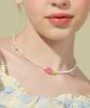 Bonbeau Juicy Fresh Water Pearl Necklace Colored Beads Fruit Pendant Freshwater Pearl Necklace