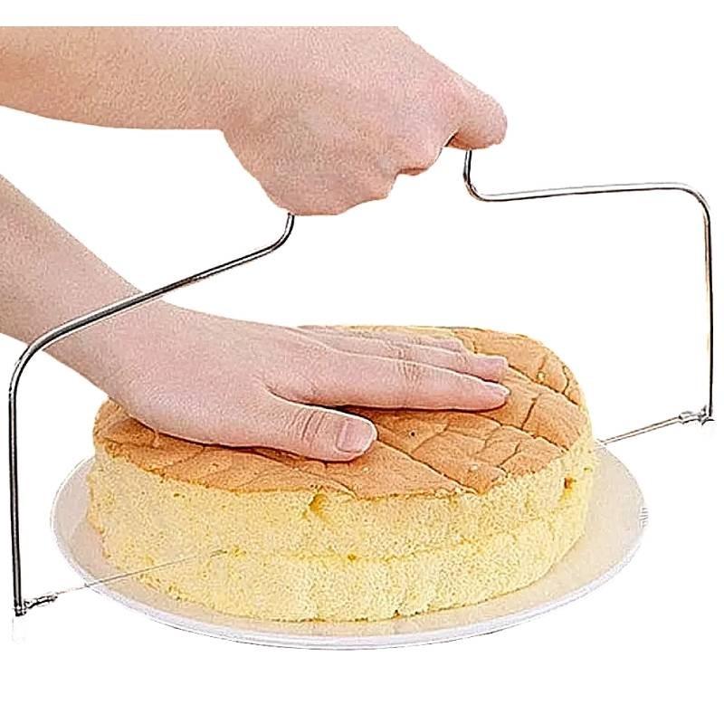 Cake Slicer Bread Cutter Wire Line Cutting Kitchen Decor Baking Leveller Tool