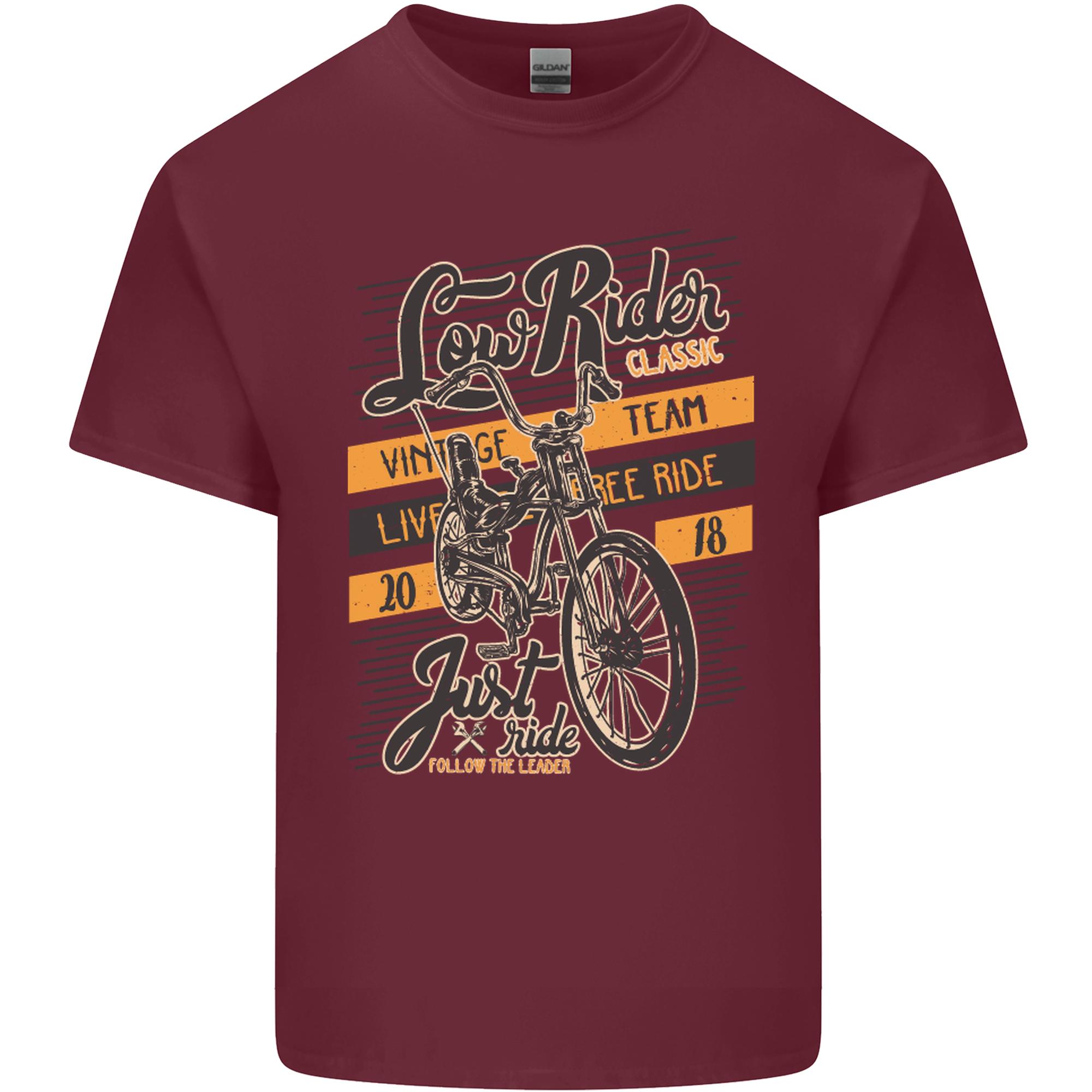 Low Rider Classic Chopper Biker Motorcycle Unisexs Light Cotton TShirt S