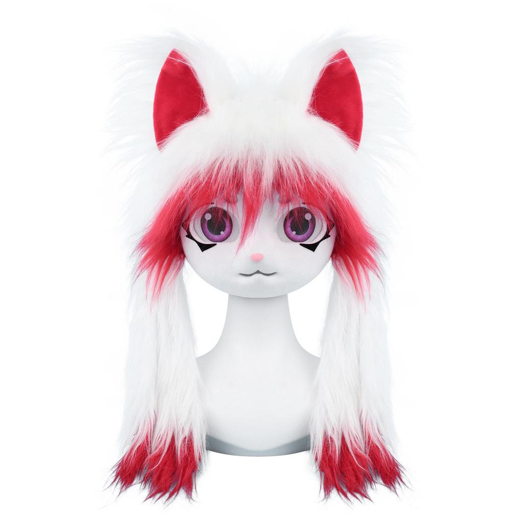 Kig Series Plush Animal Headwear: Cute Furry Lolita Costume