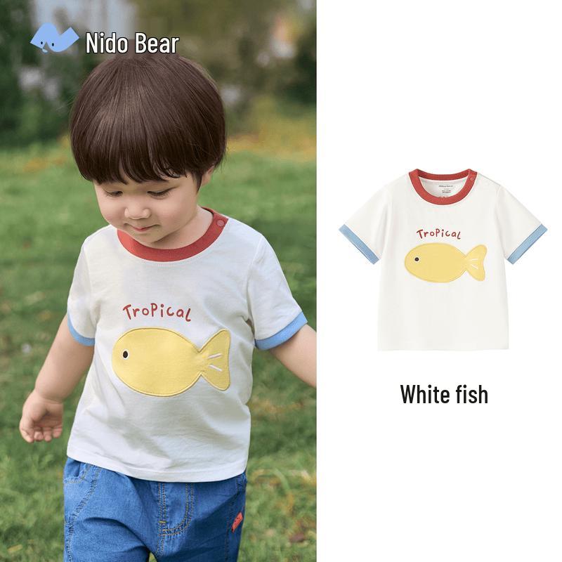 Nido Bear Kids Breathable Cotton T-Shirt 80