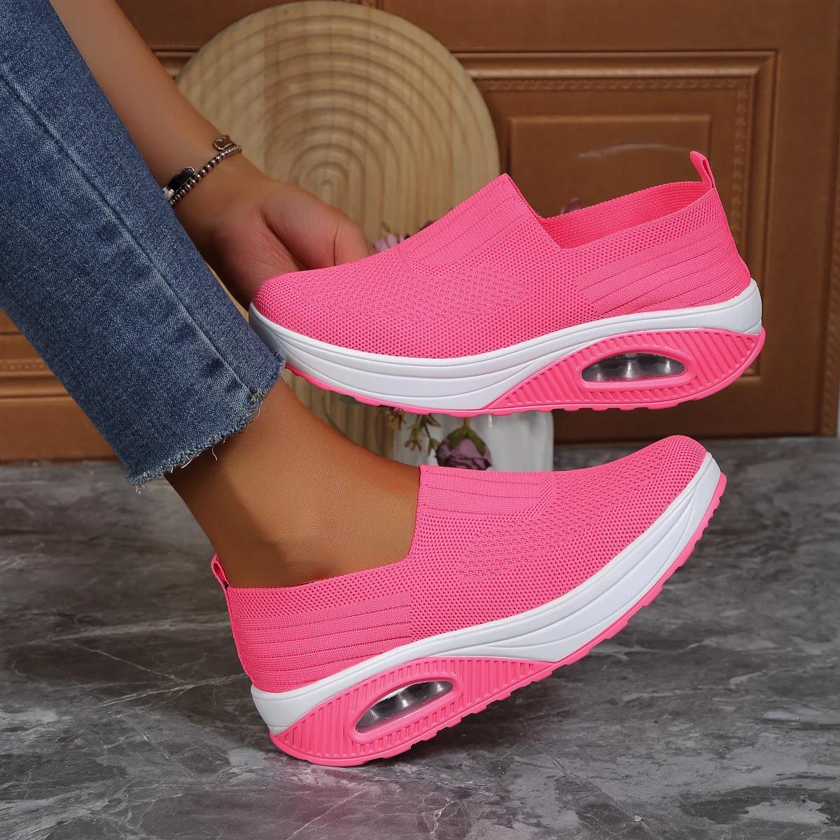 

Літні жіночі повсякденні кросівки Air Cushion Mother shoes жіноче весняне легке зручне взуття для бігу Нековзкі zapatillas de mujer 43