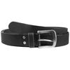 Men's Belt - LEONARDO VERRELLI - XXL - Black - Genuine Leather - 130 Cm