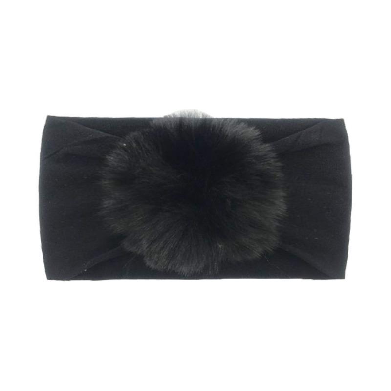 

New children s seamless headband, new baby nylon hairball headscarf, baby headband