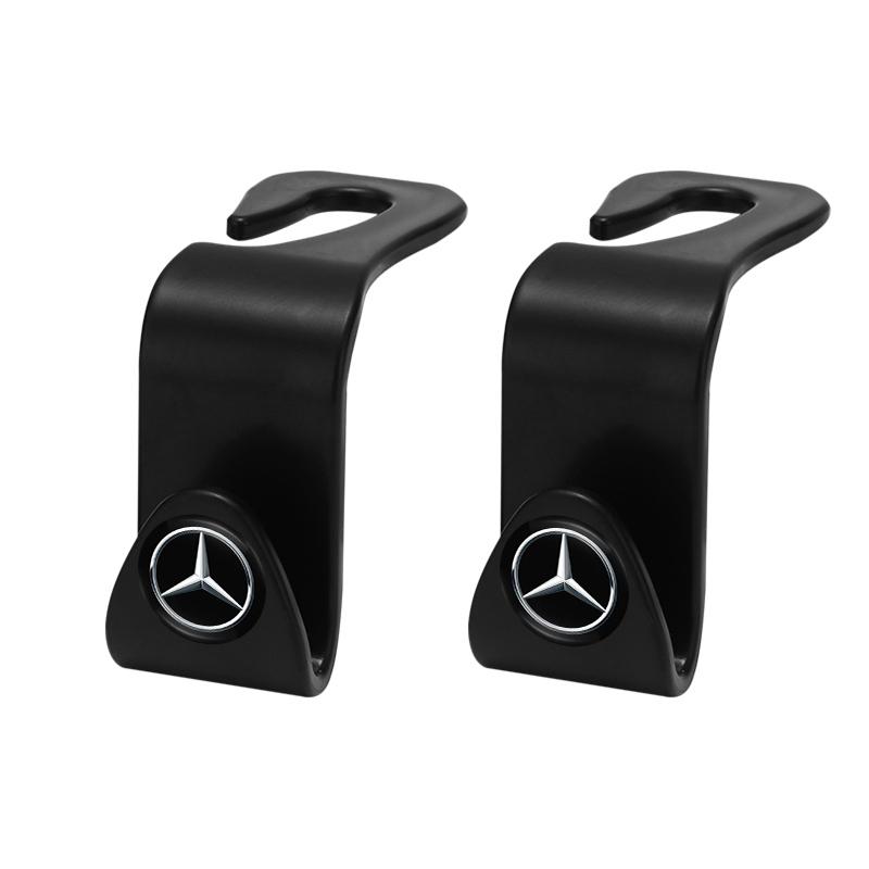 

GLC GLB 2Pcs Portable Car Seat Back Hooks Storage Accessories For Mercedes Benz AMG W206 W204 W205 W212 W213 W221 W222 W223 W25