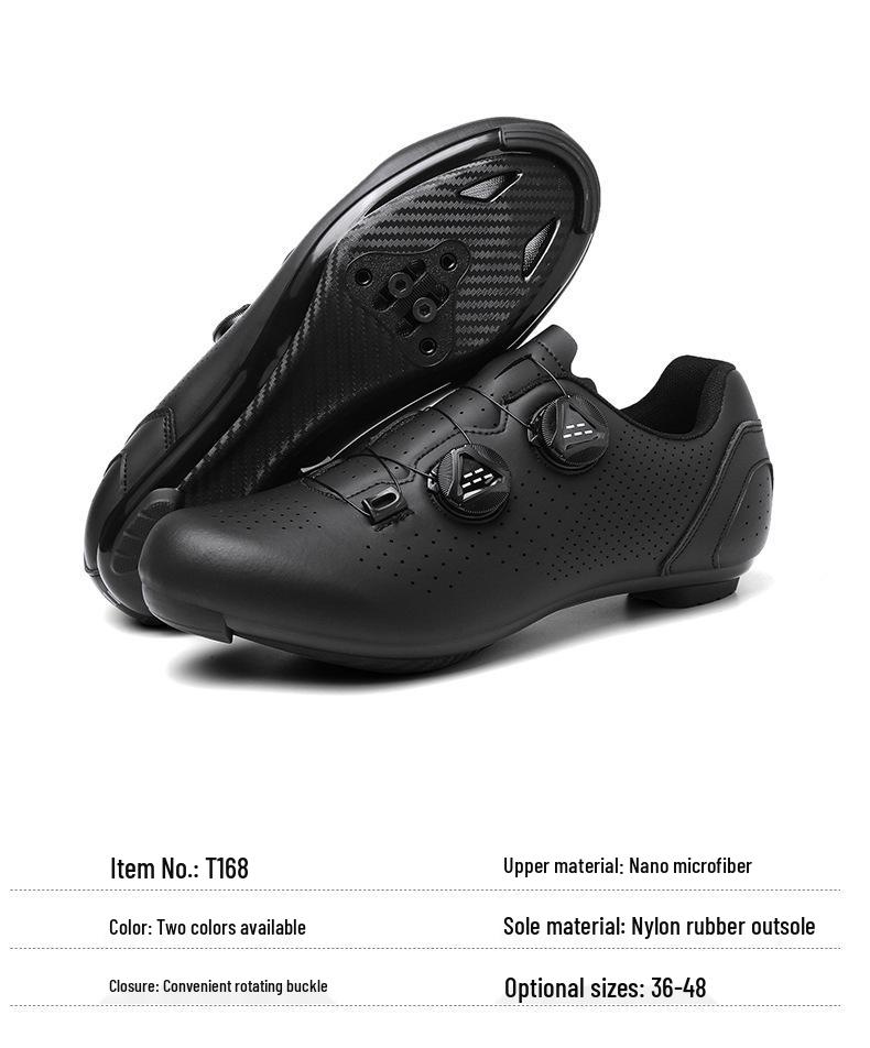 Unisex Breathable Lockable Cycling Shoes - Men's Road & Non-Lock Mountain Bike Shoes Available