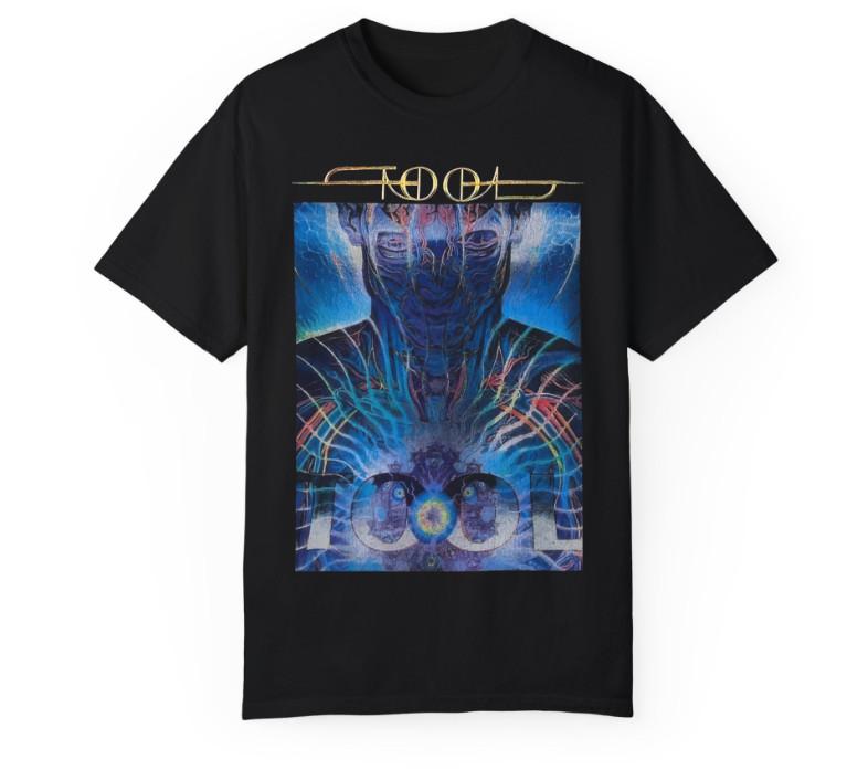 Tool Band Two-Sided Graphic Print T-Shirt - Vintage Rock Metal Tee