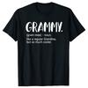 Grammy Like A Regular Grandma But So Much Cooler Tshirts Men Womens Fashion Casual Tshirt 100 Cotton Loose Oversized T Shirt