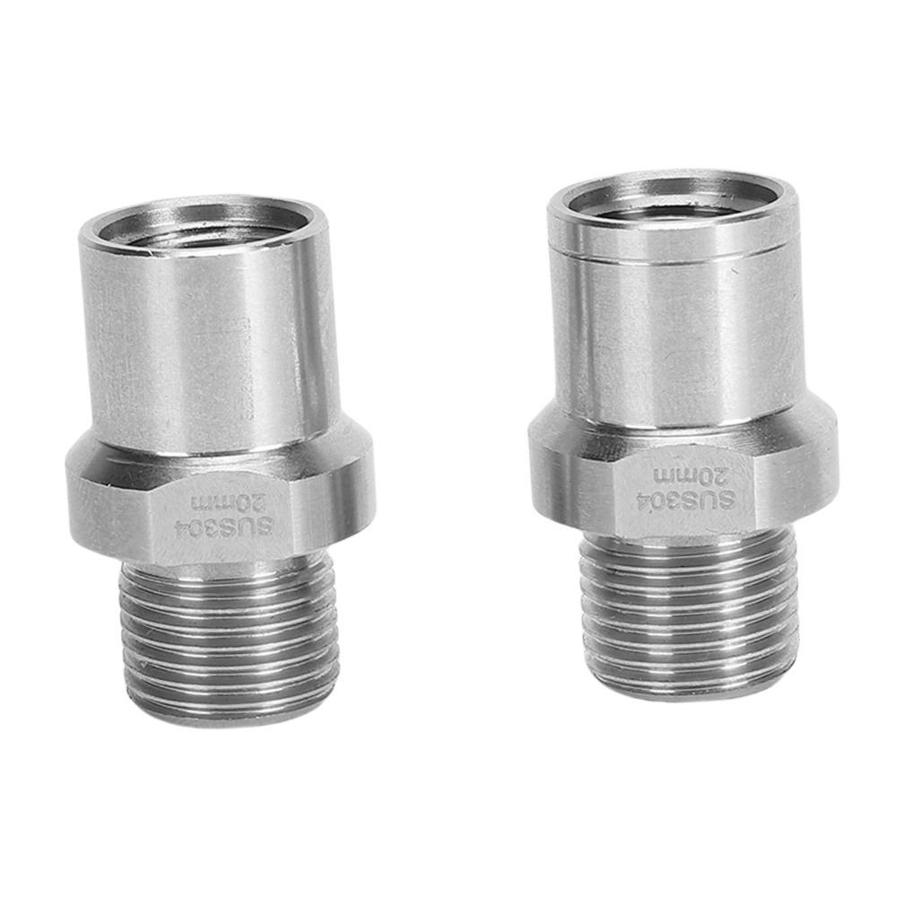 2PCS 1/2 Inch Female To 9/16 Inch Male Thread Bicycle Pedal Adapters Bicycle Maintenance