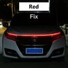 Shine Starting LED Car Hood Light Strip Auto Engine Hood Guide Decorative Ambient Lamp 12v Modified Car Daytime Running Light