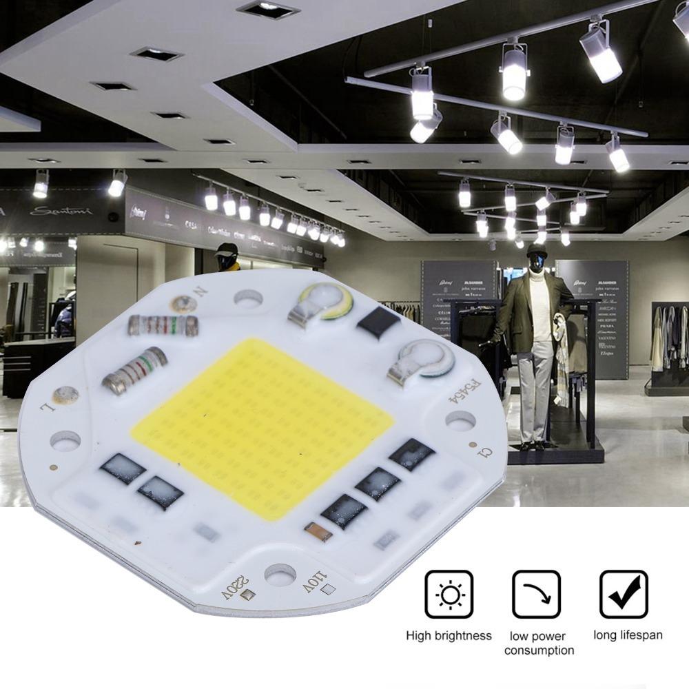 2pcs Warm White/White COB Spotlight Bulb 50W COB Chip Light COB LED Bulb  For Landscape Lighting