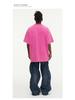 European Stone-Washed Tie-Dye Distressed Heavyweight Cotton Oversized Men’s T-Shirt, 230g, Snow Wash, Short Sleeve