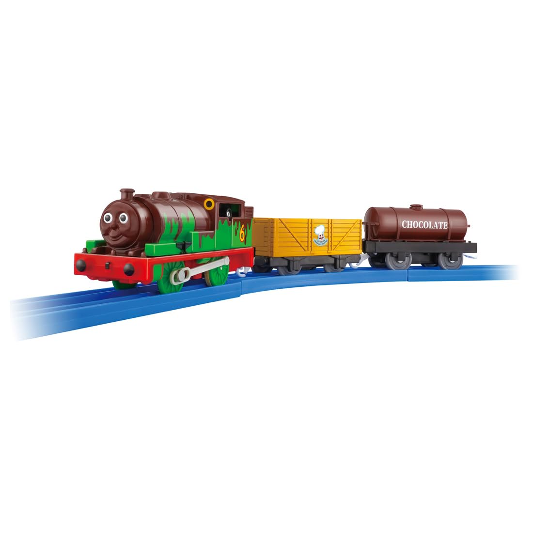 Takara Tomy Plarail Томас Plarail Перси и шоколадные грузовые вагоны Игрушечный поезд для детей от 3 лет TS-23