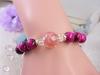 no Suzaku Crystal Love God Bracelet with Rose Pink Tiger and Rutile for Love and Money Power Stone Natural Stone Bracelet Includes Drawstring Bag 200