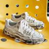 Small Niche Men's Dirty Shoes Men's Shoe Trend 2025 Spring Couple Canvas Shoes Men's Versatile Casual Board Shoes