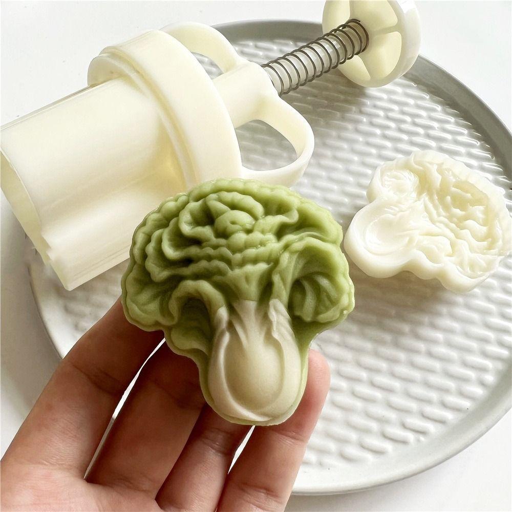 Plastic Mooncake Molds Teapot Shape Pastry Mold Hand Press Mould  Mid-Autumn Festival