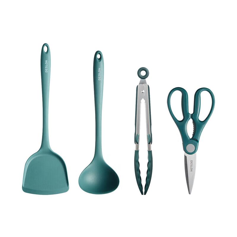 

Deshilang 4-Piece Food-Grade Silicone Kitchen Utensil Set