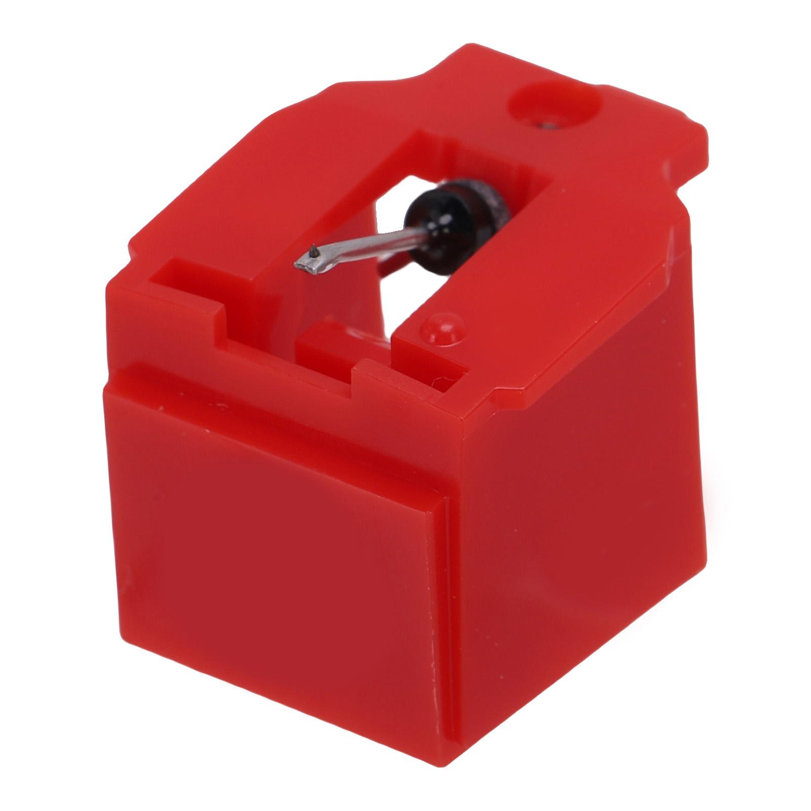 

ATN91R Needle Replacement for AT91R Moving Magnet Cartridge 0.6 Conical Record Player Needle Red