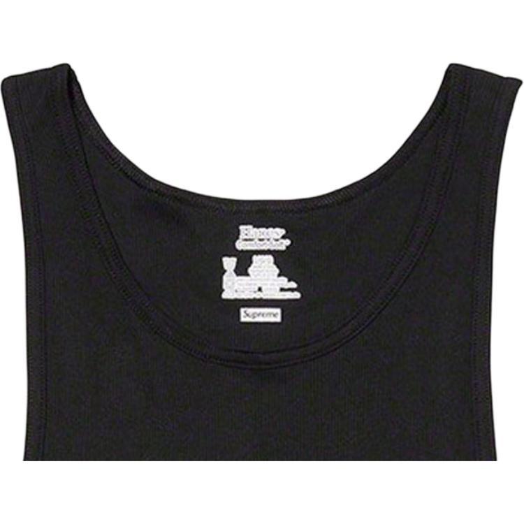 Supreme x Hanes Tank Tops (3 Pack) 'Black' Men's SUP-SS23-246