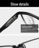 Progressive Multifocal Reading Glasses: Anti-Blue Light, PC Frame, High-Volume, Suitable for Distance & Near Use