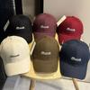 New Korean Style Simple and Versatile Casual Baseball Hat for Women Autumn Shopping Fashion Letter Embroidered Peaked Cap