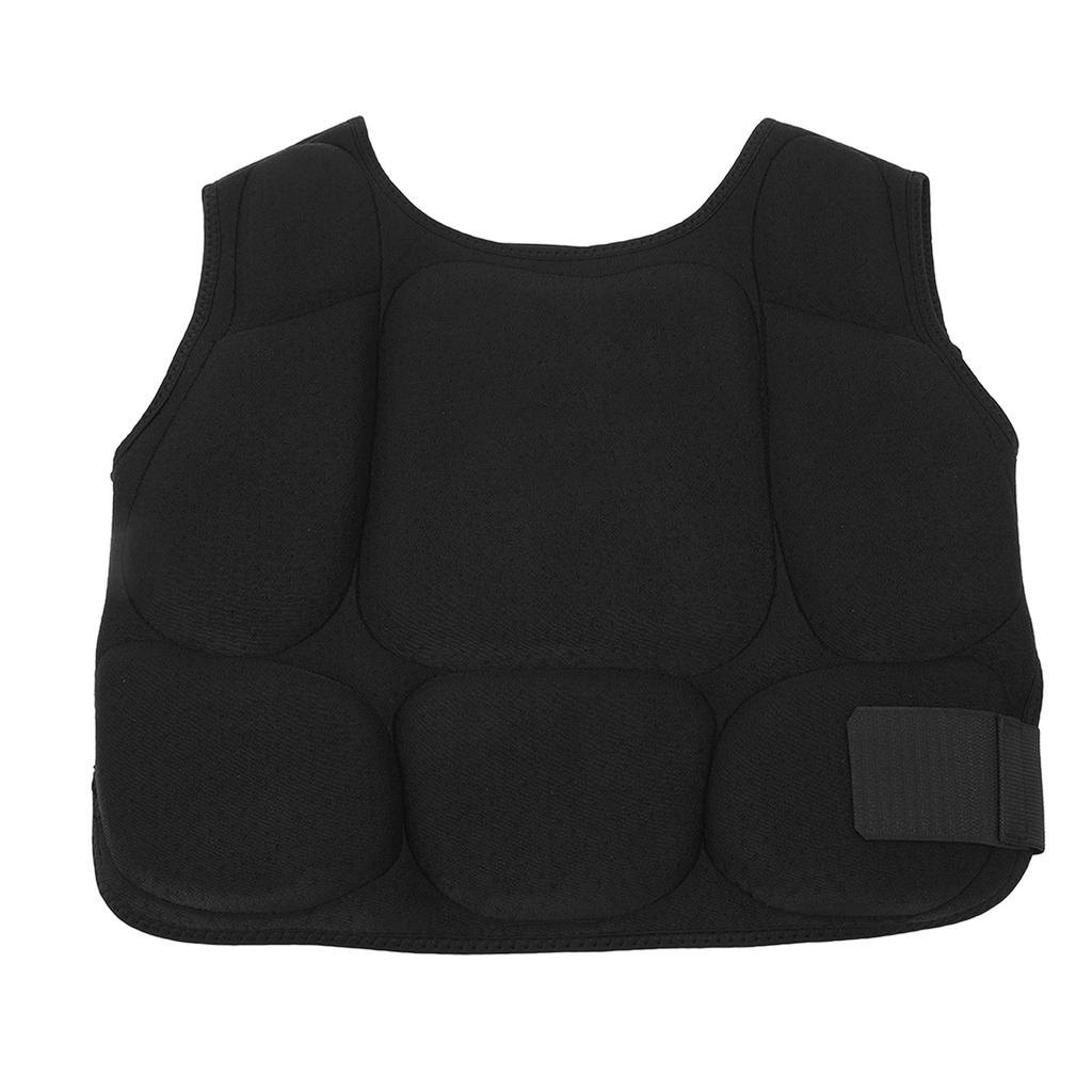 Taekwondo Chest Protector Thickened EVA Liner Shock Absorption Boxing Chest Guard Protection Vest XL