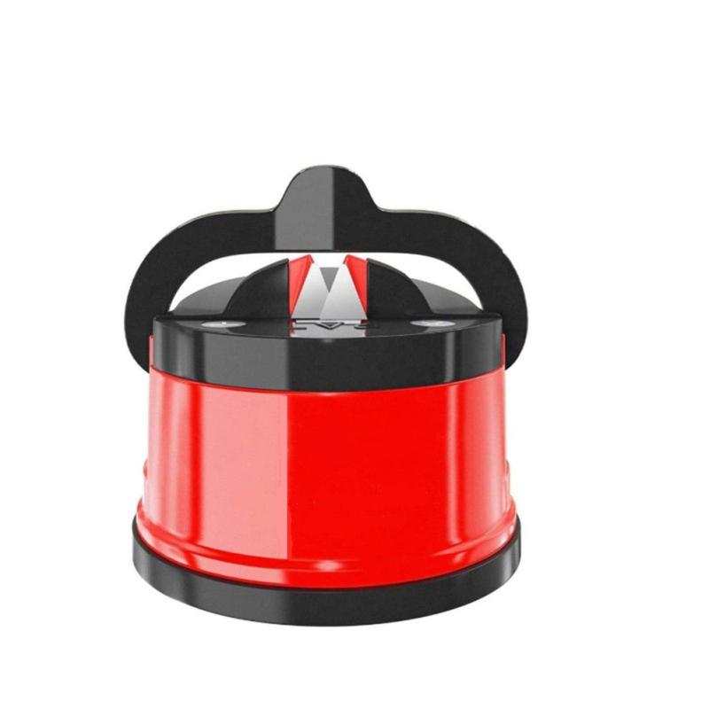 

Household Kitchen Positioning Sharpener Scissors-sharp With Suction Pad Anti-skid 6*6*4.3cm Portable