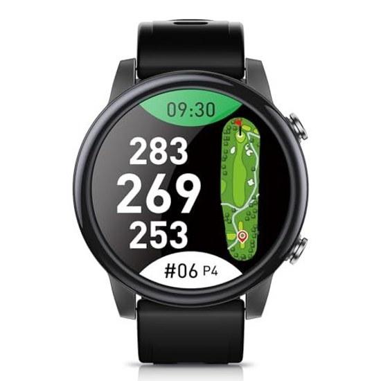 SILLAID GW20 Golf Distance Meter Watch Recommended Shugo Imahira 47.5mm Organic EL (AMOLED) Display Touch Panel Easy Operation Navigation GPS