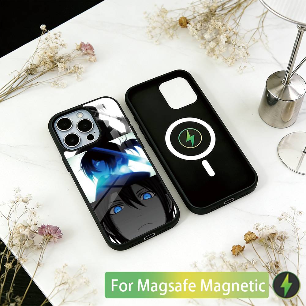 Noragami Yato Phone Case For iPhone17,16,15,14,13,12,11 Plus,Pro Magnetic with Magsafe Wireless Charging