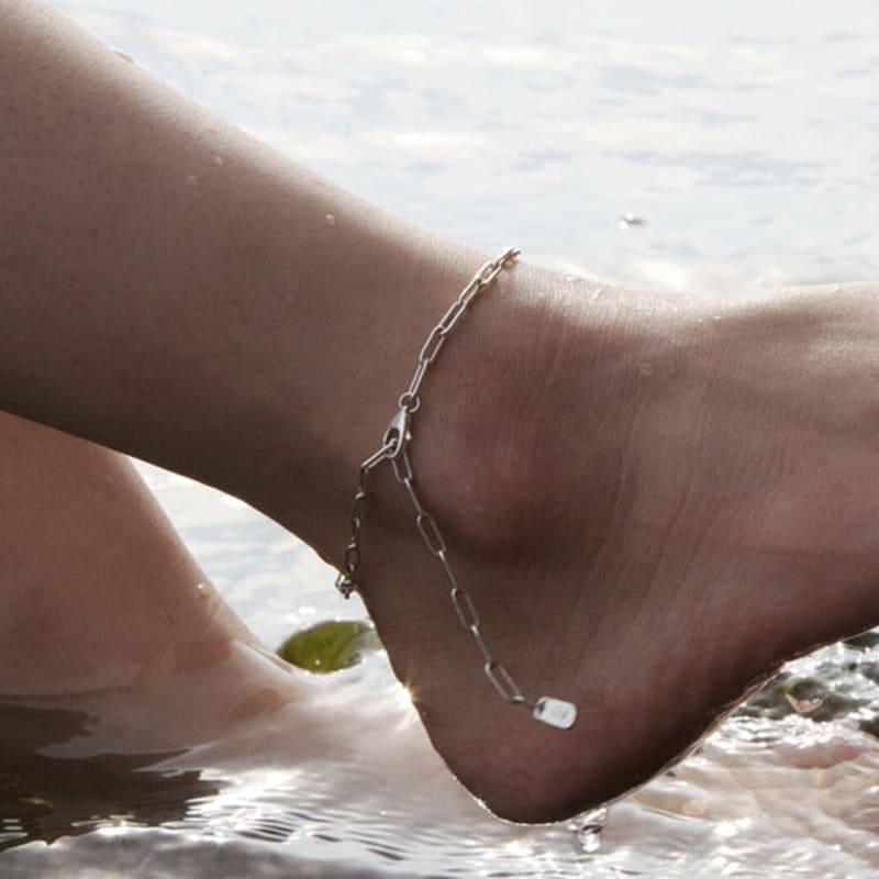 

SEASAY Silver 925 Illumination Anklet 01 No selection
