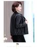 Spring & Autumn PU Leather Jacket for Middle-Aged Ladies - 2025 Style