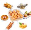 Air Fryer Rack Stackable Multi-Layer Stainless Steel Dehydrator Rack Air Fryer Basket Tray For Kitchen Accessories