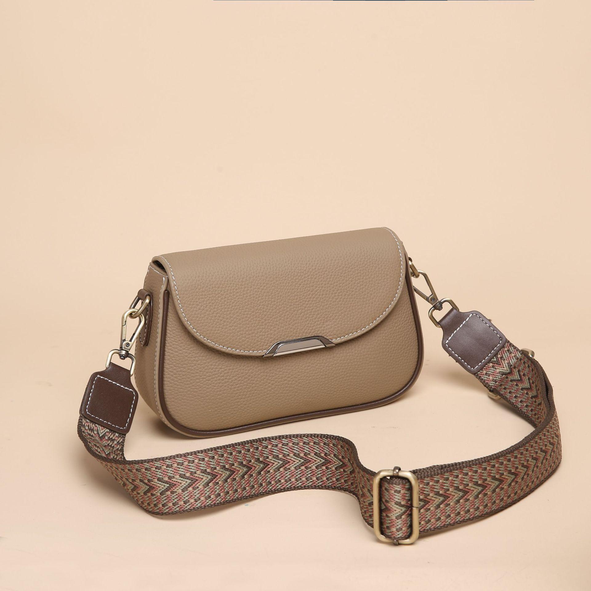 

Женская сумка кроссбоди из коровьей кожи большой вместимости хаки