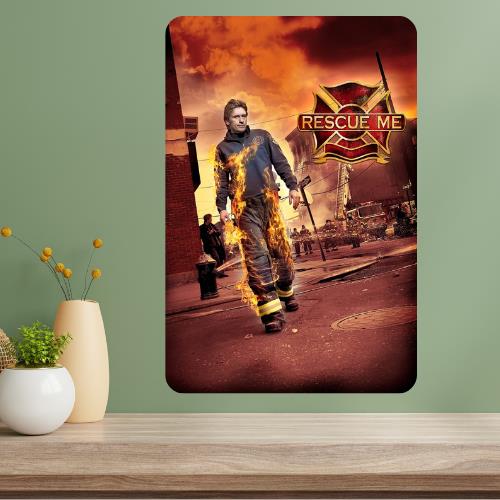 Rescue Me Classic TV Show Metal Poster Sign 20x30cm(7.8x11.8inch)