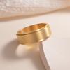 New 8mm Matte Rotatable European and American Men's Outdoor Ring Stress Relief Jewelry