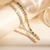 Light Luxury Dopamine Color Zircon Bracelet