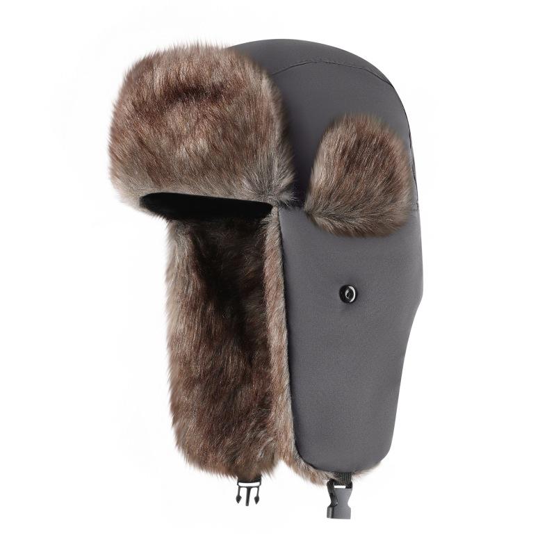 Large Supply of Waterproof Cloth Lei Feng Hat Outdoor Ear Protection Hat Ski Hat Snow Hat Winter Hat Good Source