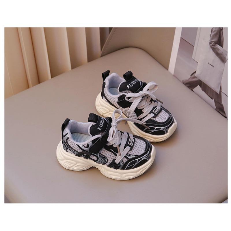 Baby sneakers new dad shoes breathable boys soft-soled shoes girls mesh non-slip running shoes non-slip classmates