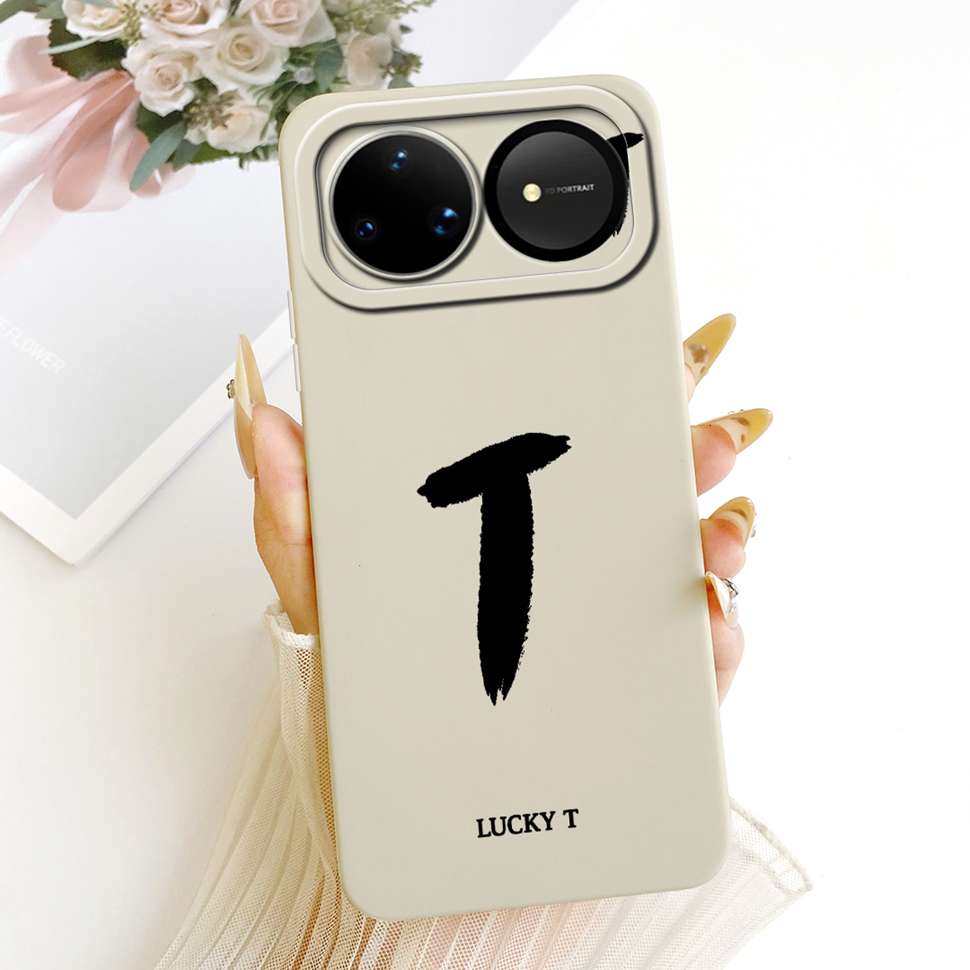 For Huawei nova 15 Ultra 5G Case SLY-AL00 Silicone Cover For Huawei Nova15 Ultra 5G 6.84" Fashion Simple Letters A-Z Phone Shell