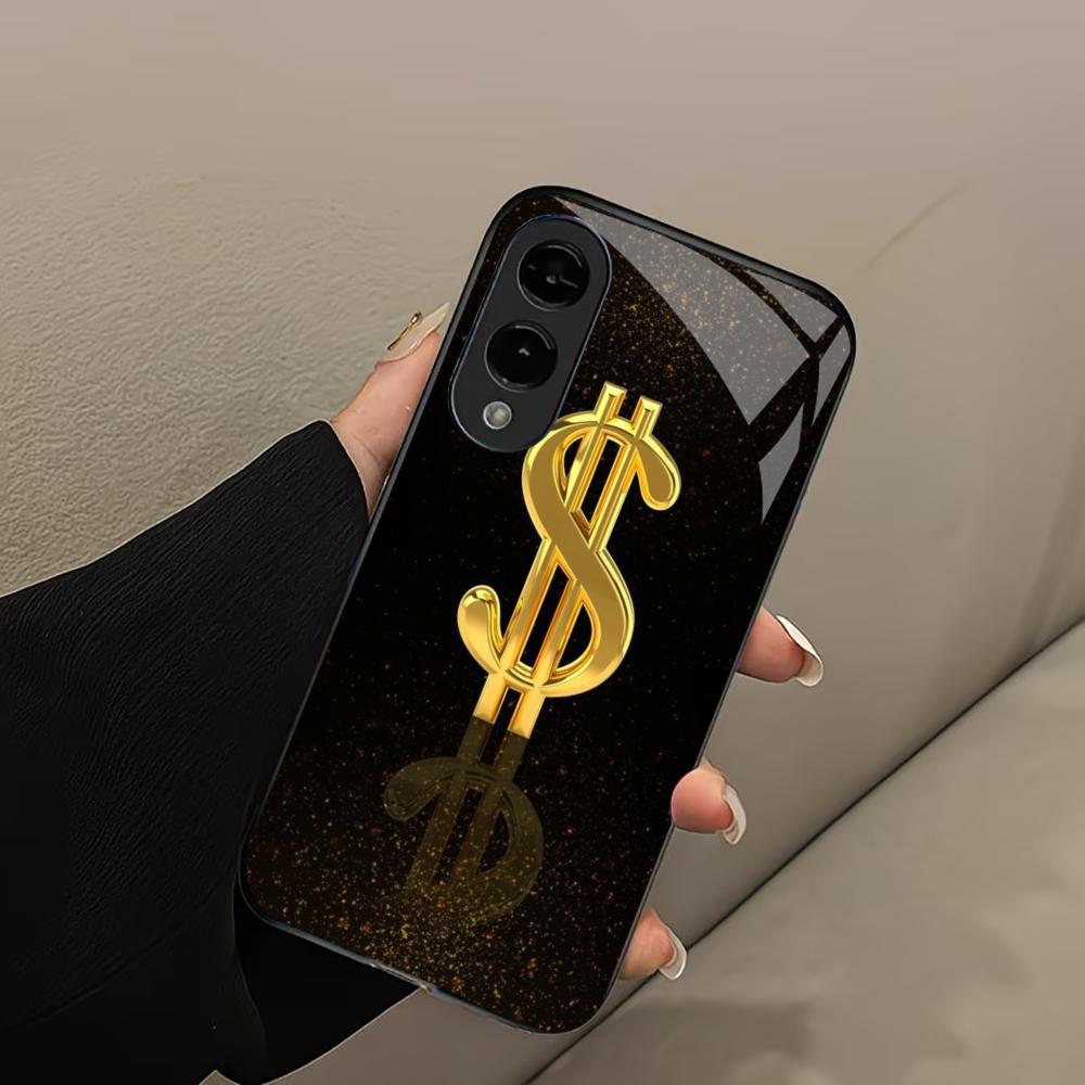 Wealth US Dollar Exquisite luxury High-end PhoneCase Glass PhoneCase for Samsung Galaxy S26 S25 S24 S23 S22 S21 FE,Ultra,Plus
