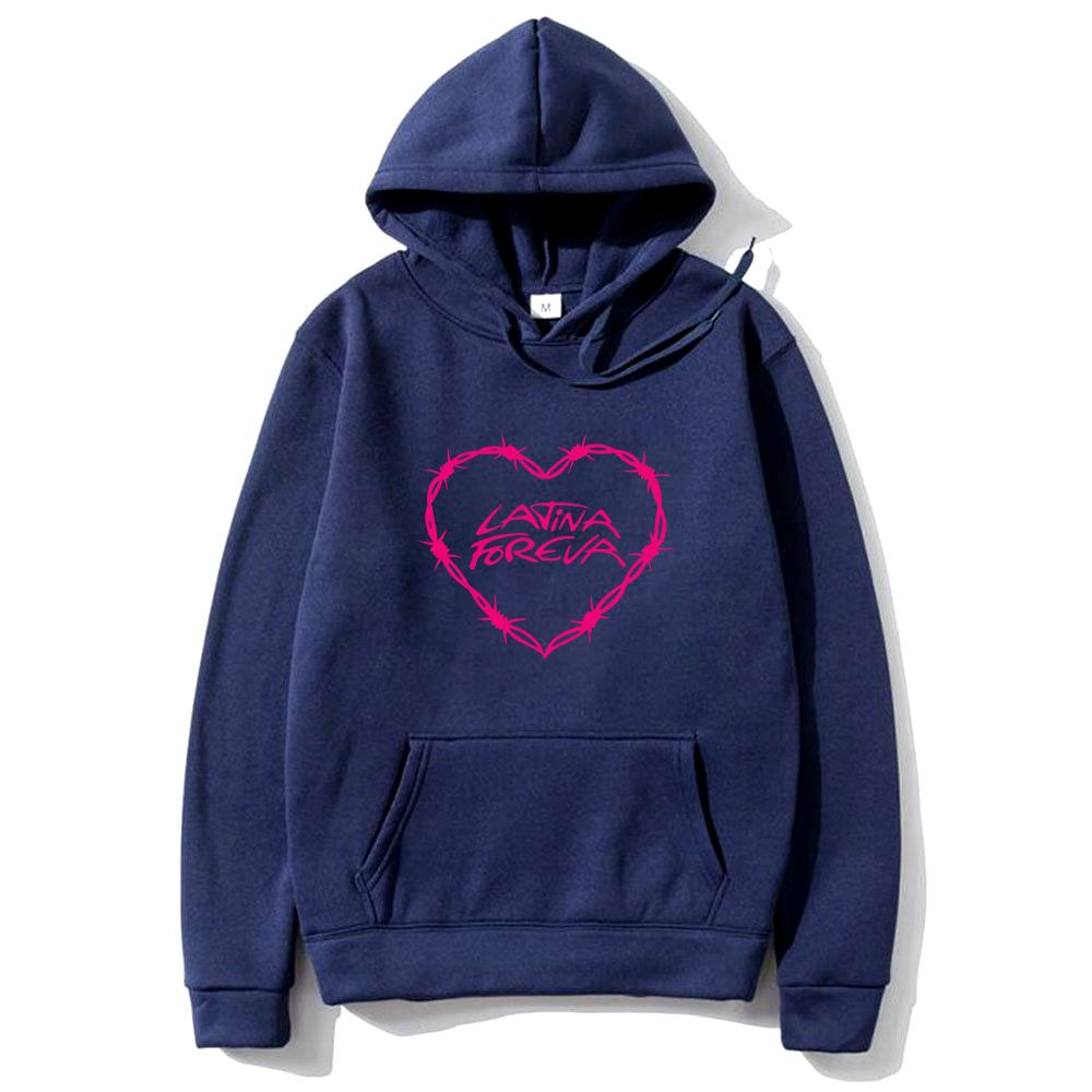 

Karol G Latina Foreva Graphics Hoodie Men Women vintage Autumn Clothing Fleece oversized fashion Long sleeve Casual tracksuit 3XL
