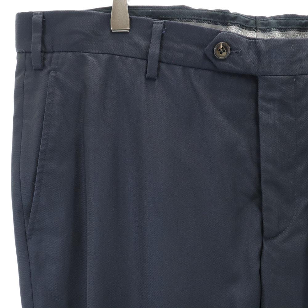 Giorgio Armani Made In Italy Slacks Pants Dark Blue Men's Used